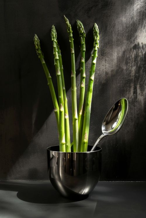 營養(yǎng)與優(yōu)雅的完美結合 蘆筍攝影藝術與廣告素材應用